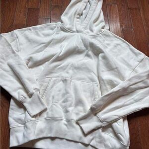 Abercrombie Kids Classic White Hoodie